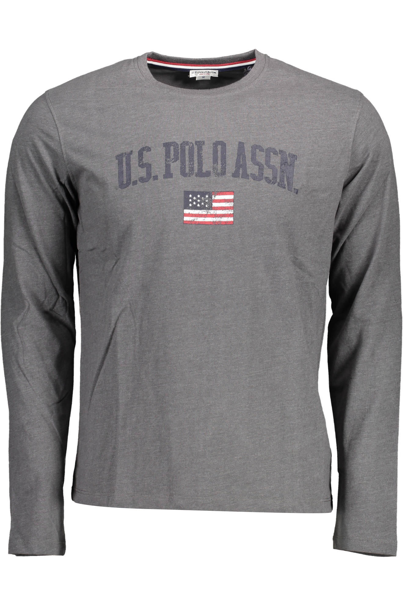 US POLO ASSN. FÉRFI HOSSZÚ UJJÚ PÓLÓ, SZÜRKE