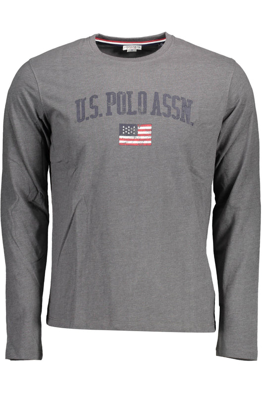 US POLO ASSN. FÉRFI HOSSZÚ UJJÚ PÓLÓ, SZÜRKE