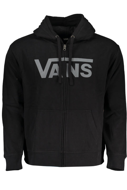 VANS FÉRFI FEKETE cipzáros PULÓZÓ