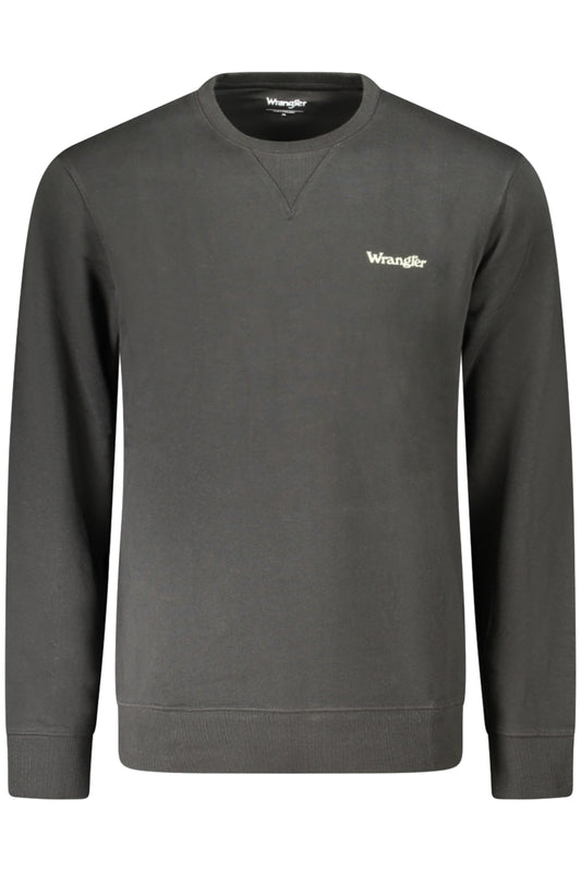 WRANGLER FÉRFI FEKETE, cipzárral zárható pulóver